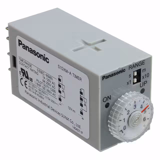 S1DXM-A2C60M-DC12V Panasonic Industrial Automation Sales Zeitverzögerungsrelais
